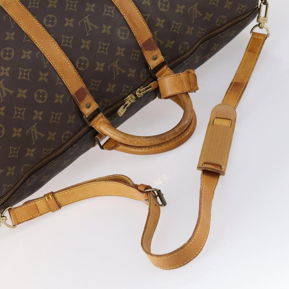 LOUIS VUITTON Monogram Keepall Bandouliere 55 Boston Bag M41414 LV Auth yk19591 - Picture 7 of 16